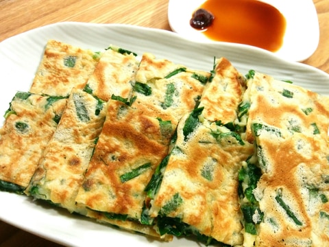 チヂミ!お好み焼き粉で簡単‼